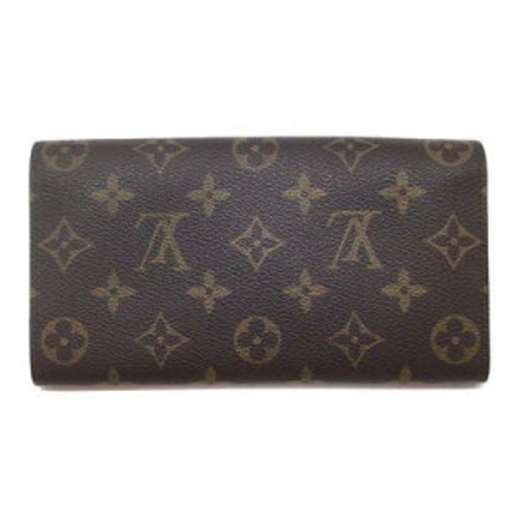 Louis Vuitton Long Brown Porte Monnaie Bifold Pochette Monogram Wallet - Picture 1 of 7